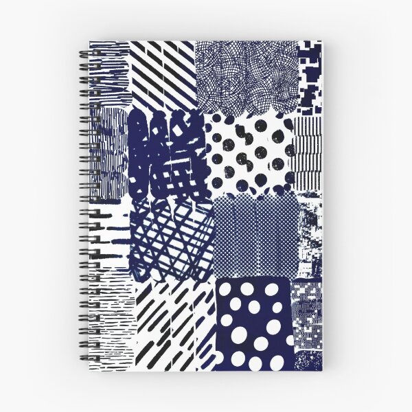 Item preview, Dark Blue Dots & Lines designed and sold by Leanne Morin.