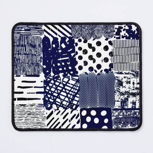 Item preview, Dark Blue Dots & Lines designed and sold by Leanne Morin.