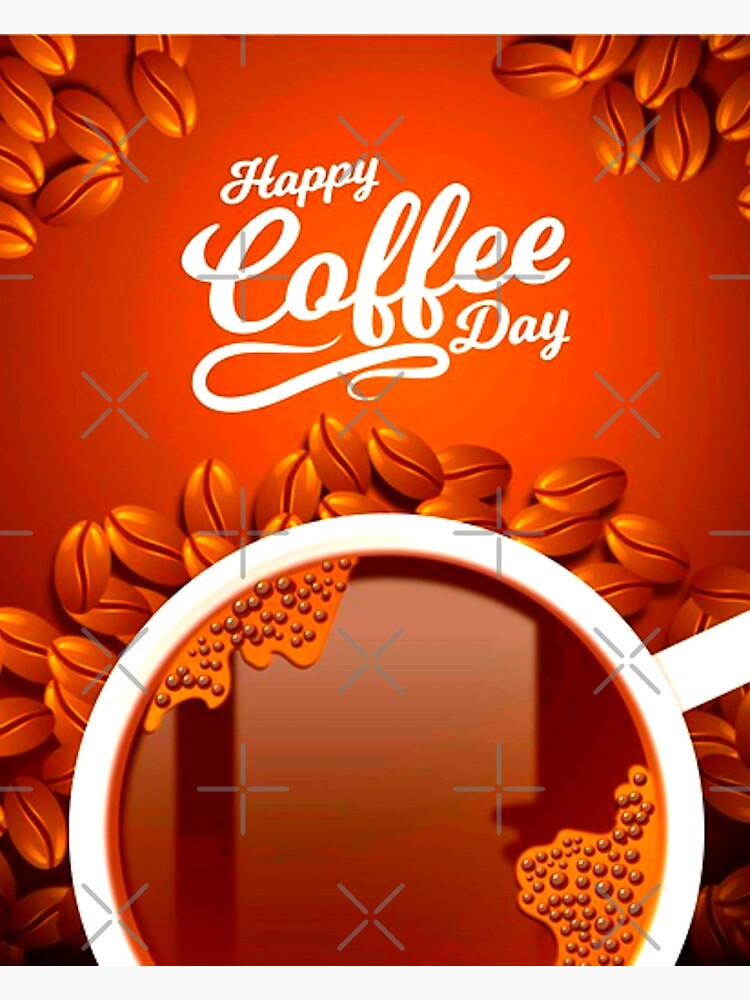 "National Coffee Day coffee drinking" Poster for Sale by SkArtGallery