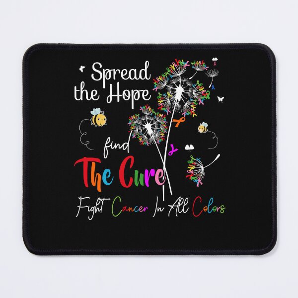 Item preview, Spread The Hope Find The Cure Fight Cancer In All Colors Shirt, Colorful Ribbon Awareness Shirt, Cancer Supporters Shirt designed and sold by camanodooseo.