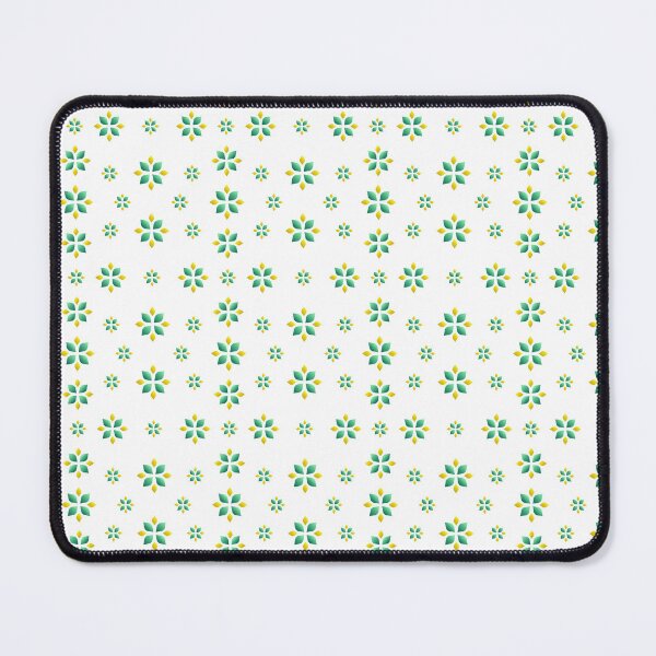 Item preview, green yellow flowers seamless pattern designed and sold by chuseco3.