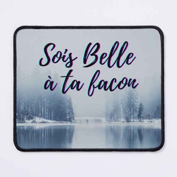 Item preview, Be beautiful in your own way - popular French quotes theme gifts  designed and sold by RebelliousRosee.