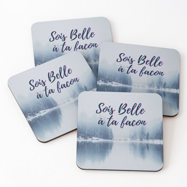 Item preview, Be beautiful in your own way - popular French quotes theme gifts  designed and sold by RebelliousRosee.