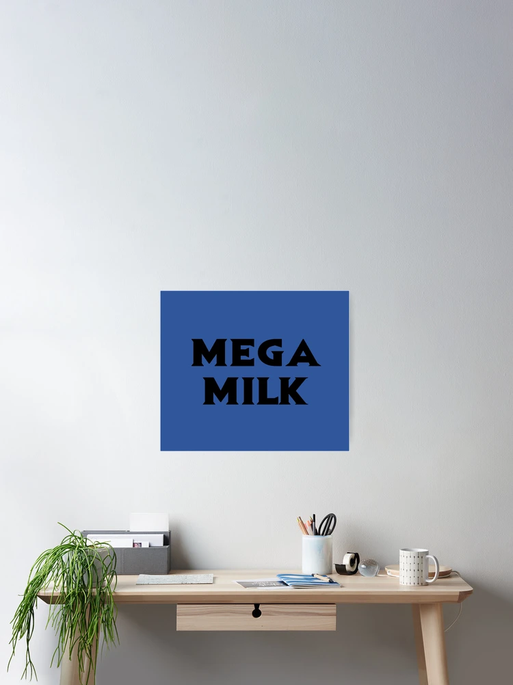 Imagen 2 de 3, Póster con la obra Mega leche, diseñada y vendida por Sakuga Drip.