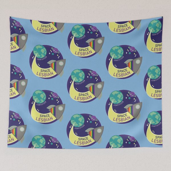 Item preview, Certified Space Lesbian   designed and sold by JodyEatonUS.