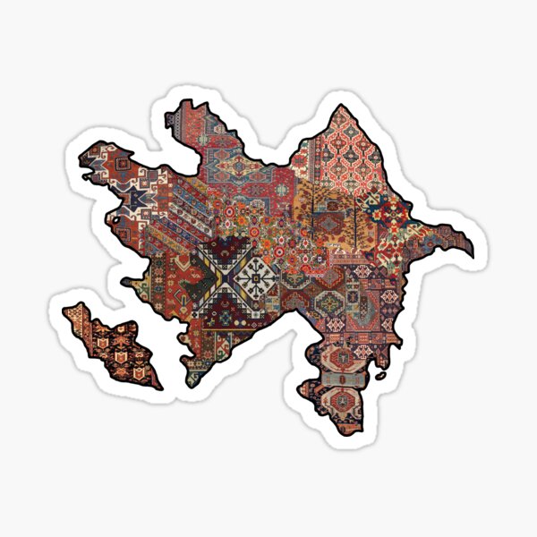"Azerbaijan textile embroidery design" Sticker for Sale by ...