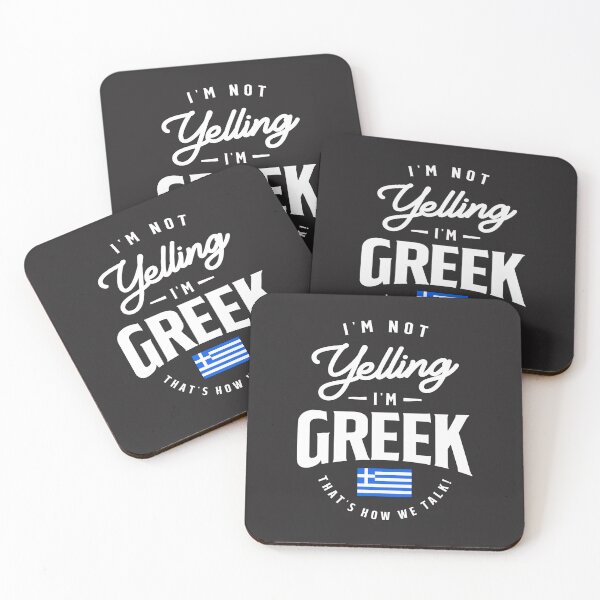 Item preview, I'm not yelling I'm Greek Funny Greek Pride designed and sold by cidolopez.