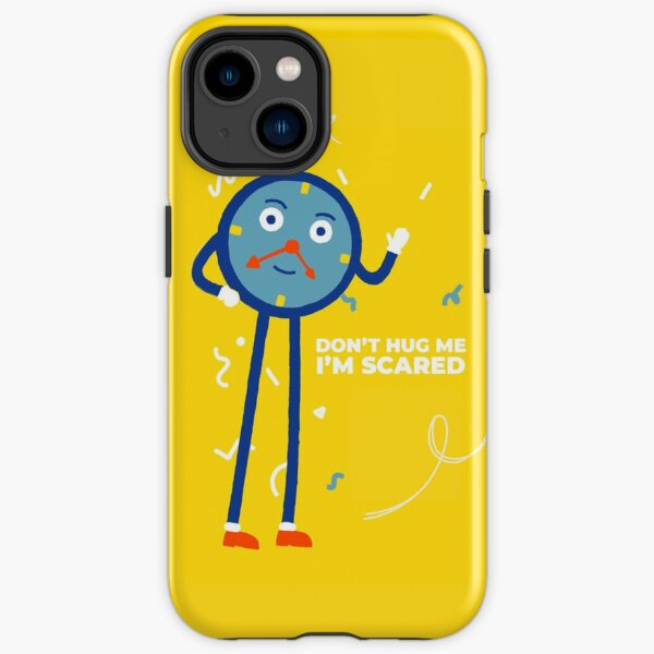 dont hug me scared iPhone Tough Case