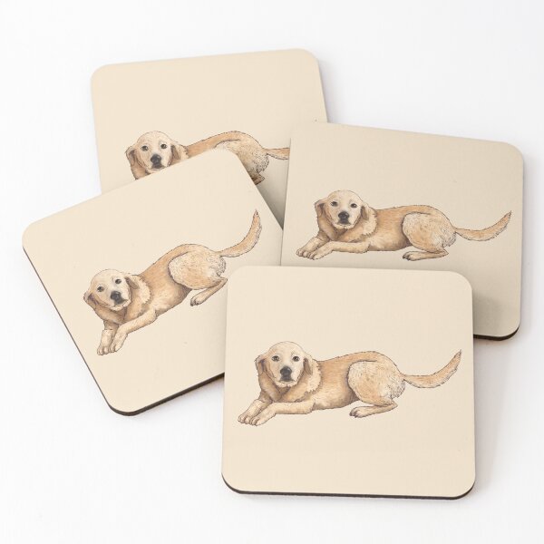 Item preview, Golden Lab Lying Down designed and sold by PaperRain.