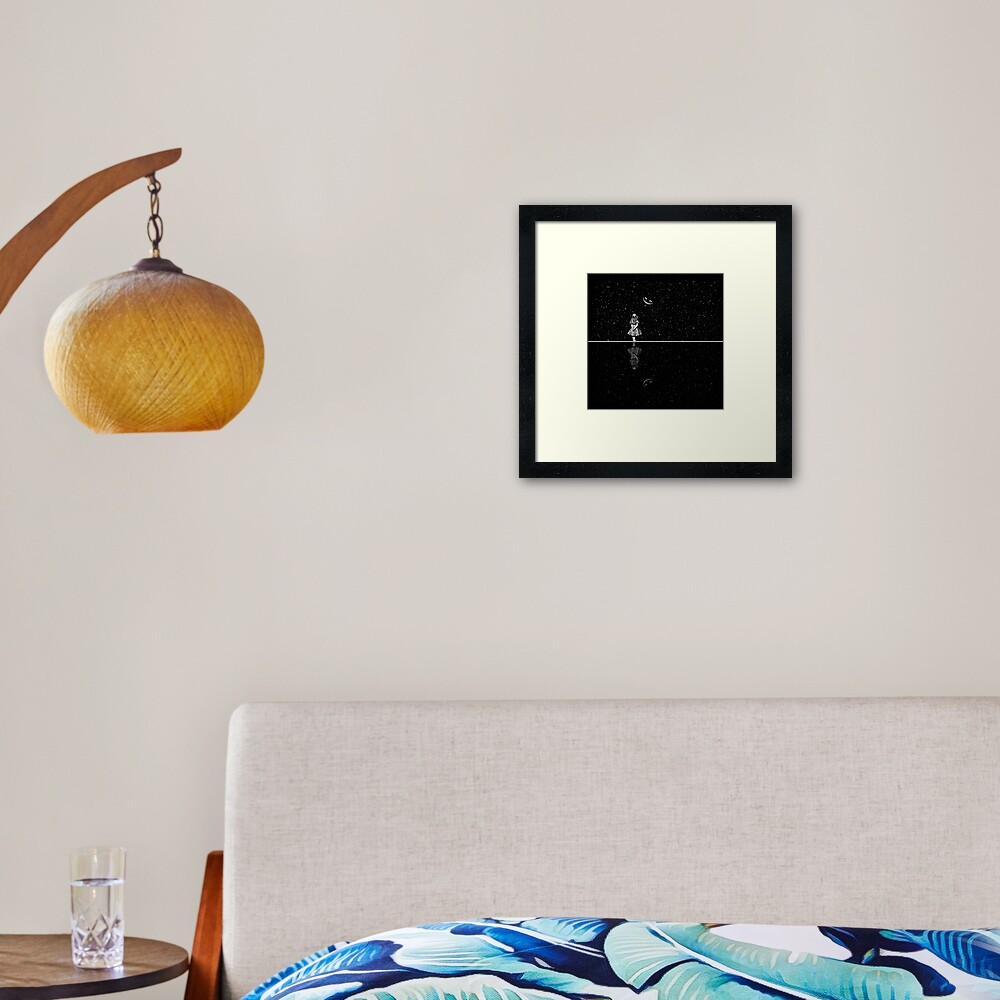 Alice In Wonderland Starry Night Framed Art Print