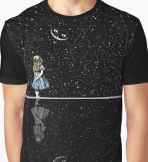 Alice In Wonderland Starry Night Graphic T-Shirt