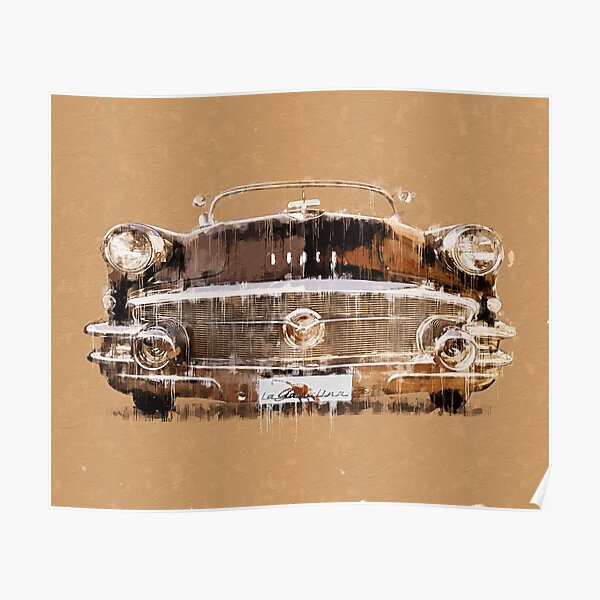 "classic vintage car" Poster for Sale by GoodArtPix | Redbubble