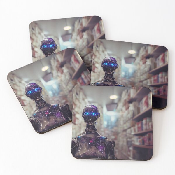 Item preview, Galaxy Robot In A Store designed and sold by Michael Kent.