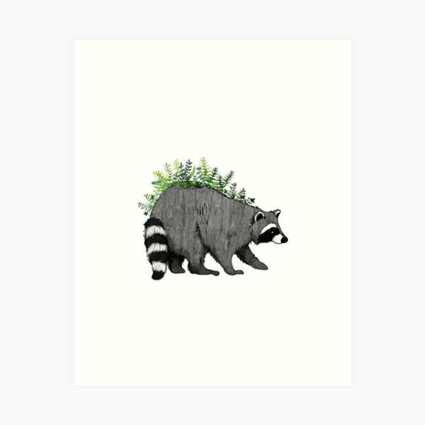 Item preview, Fern Raccoon designed and sold by katherineblower.