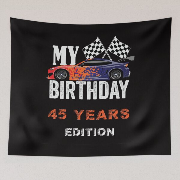 Artikelvorschau, Mein Geburtstag 45 Jahre Edition Rallye-Version entworfen und verkauft von netdota.