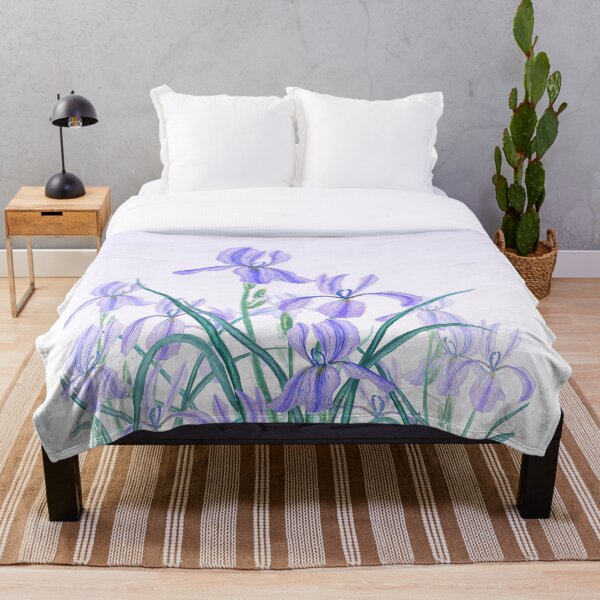 Item preview, arreglo de iris morado designed and sold by SelenePaintings .