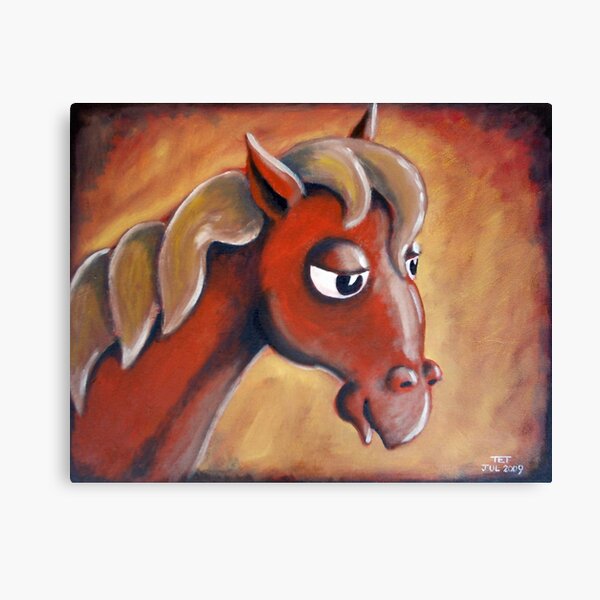 Neddy the Horse Canvas Print