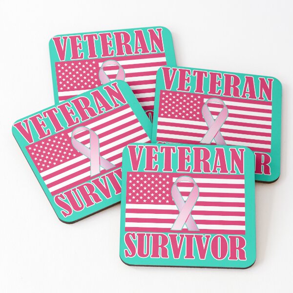 Item preview, Veteran Breast Cancer Warrior Survivor designed and sold by Warrior Veteran Clothing.