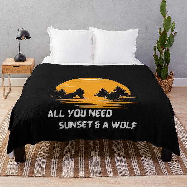 Item preview,  Cool Wolf watching sunset  designed and sold by Alaa_marketing_2022.