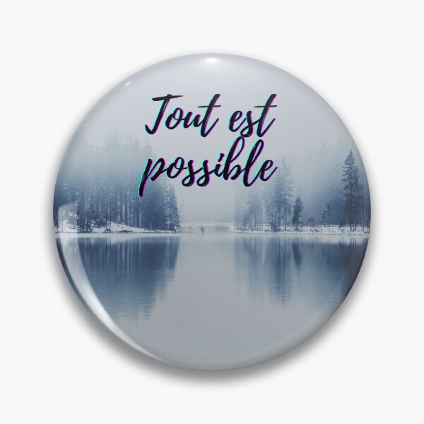 Item preview, Anything is possible - popular french quotes theme gifts  designed and sold by RebelliousRosee.