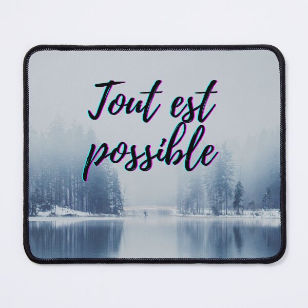 Item preview, Anything is possible - popular french quotes theme gifts  designed and sold by RebelliousRosee.