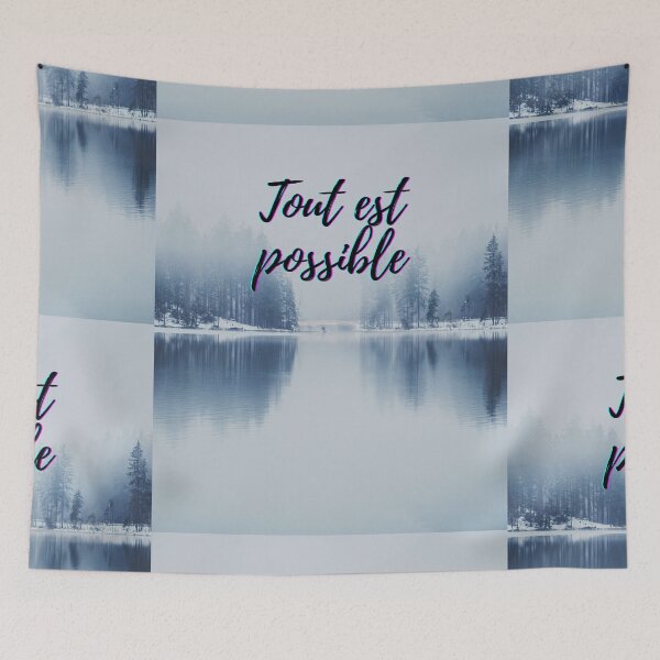 Item preview, Anything is possible - popular french quotes theme gifts  designed and sold by RebelliousRosee.
