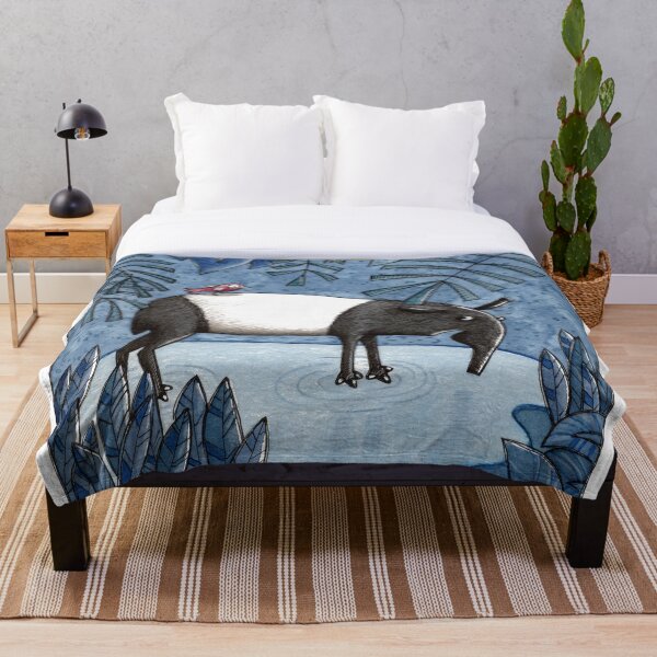 Welcome To The Jungle - Tapir - Schabrackentapir Fleecedecke