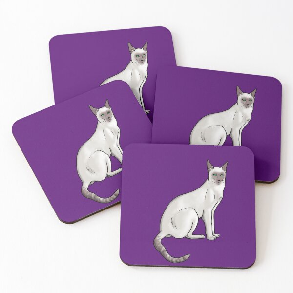 Item preview, Siamese Cat on Purple designed and sold by Elizabeth's Music & Arts.
