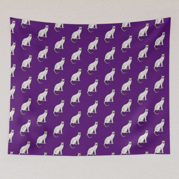 Item preview, Siamese Cat on Purple designed and sold by Elizabeth's Music & Arts.