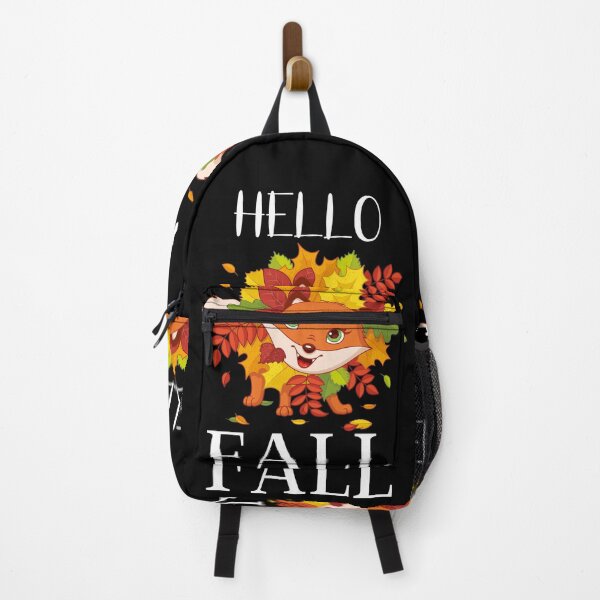 Item preview, HELLO FALL FOX RUSTLING IN AUTUMN LEAVES designed and sold by Affyboss6.