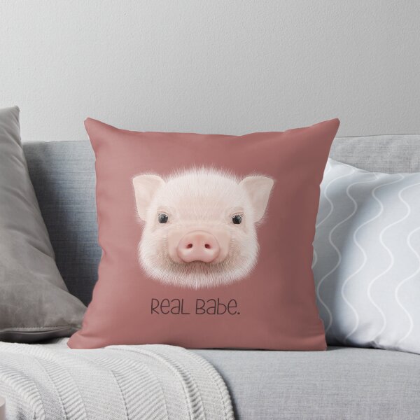 Item preview, Real Babe! (On Dark Piggy Pink) designed and sold by PawsitiveMum.