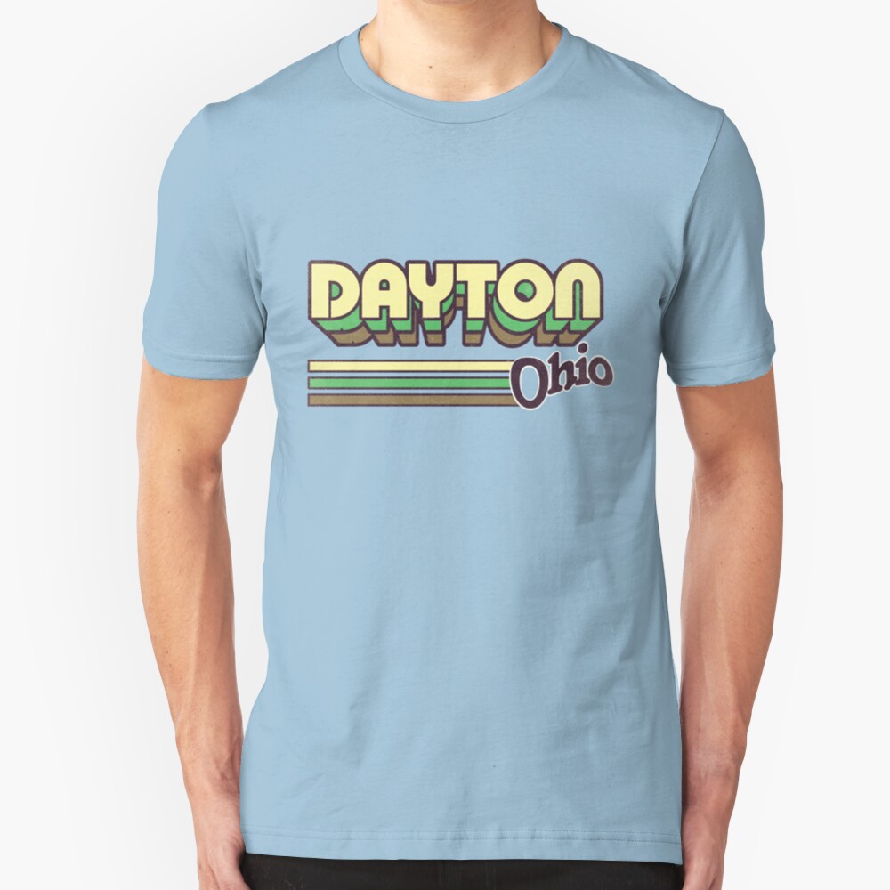 Dayton, OH | City Stripes Slim Fit T-Shirt