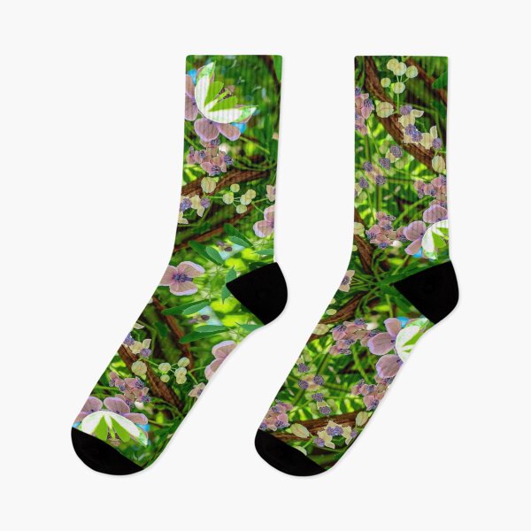 Item preview, Purple Vine Flower Pattern designed and sold by Patternflower.