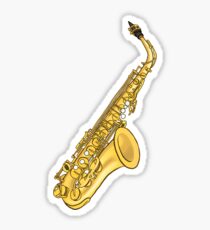 Saxophone Sticker