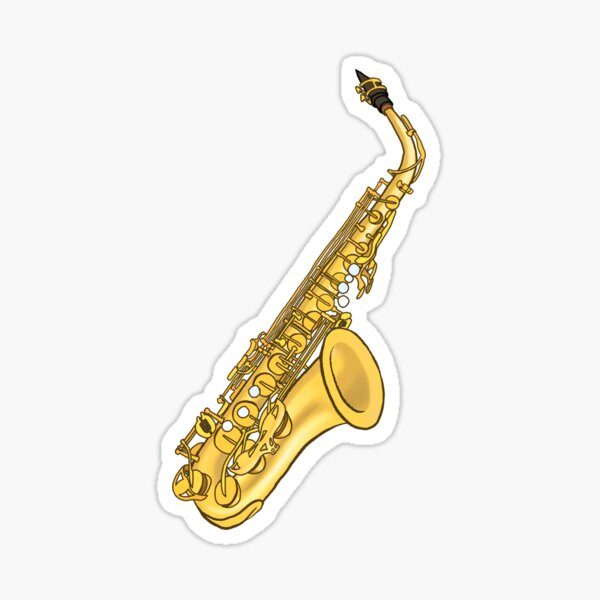 Sticker Joueur de saxophone