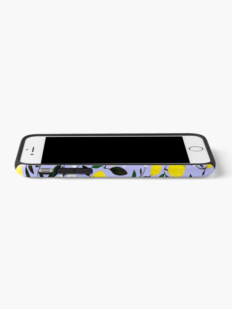 Alternate view of Lemons Blue iPhone Case & Cover