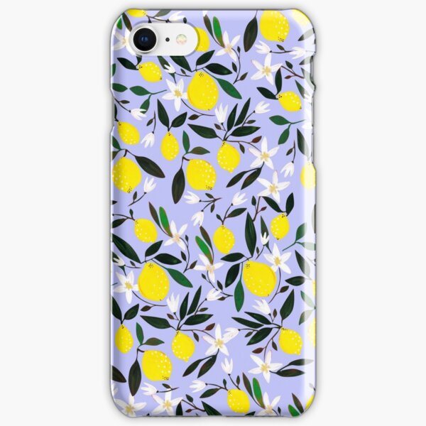 Lemons Blue iPhone Snap Case