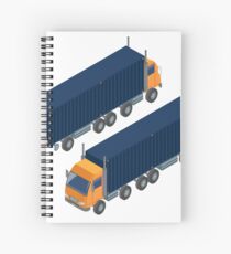 Cargo Transportation. Isometric Truck. Isometric Transportation. Cargo Trailer. Delivery Truck. Logistics Transportation. Mode of Transportation. Cargo Truck. Spiral Notebook