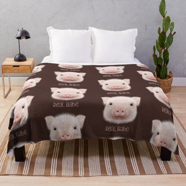 Item preview, Real Babe! (On Pig Sty Brown) designed and sold by PawsitiveMum.