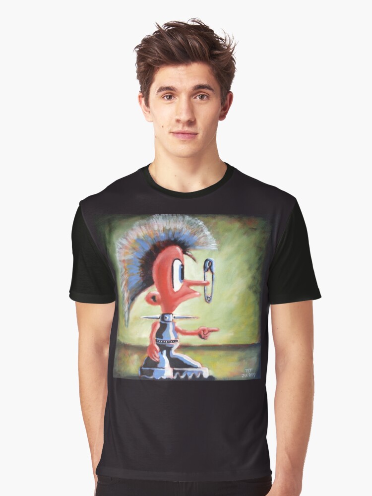 Thumbnail 1 of 5, Graphic T-Shirt, Anarchy designed and sold by etourist.