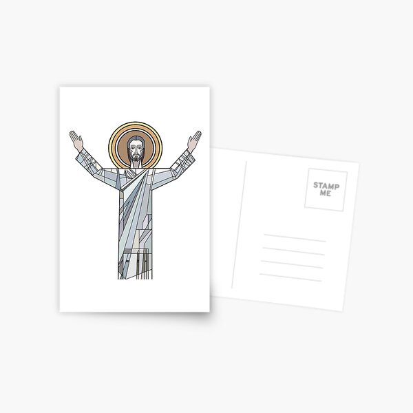 Item preview, Touchdown Jesus  designed and sold by Allison Kuch.