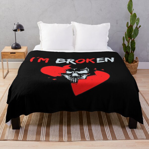 Item preview, I'm Broken But It's OK Skull Heart Tattoo designed and sold by Rev-Style.
