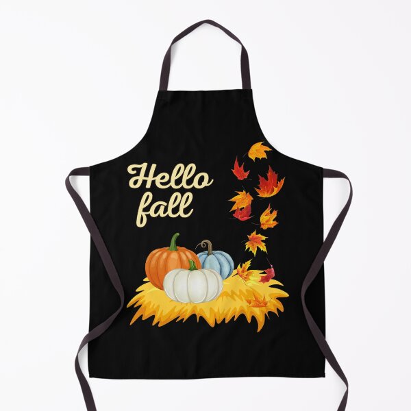 Item preview, Hello Fall Colorful Pumpkins and Leaves designed and sold by BluePlanetMerch.