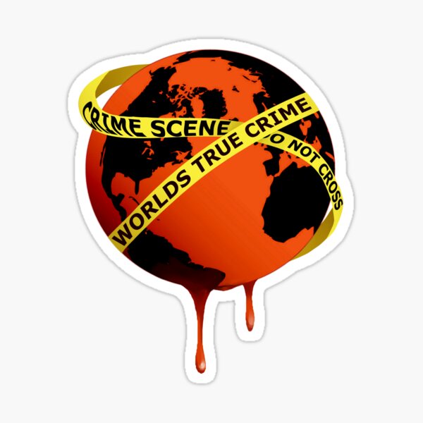 Worlds True Crime Sticker