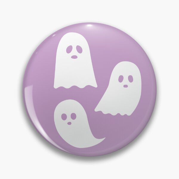 Item preview, 3 lindos fantasmas de garabatos de Halloween | Púrpura pastel designed and sold by Creative Wolf Design.