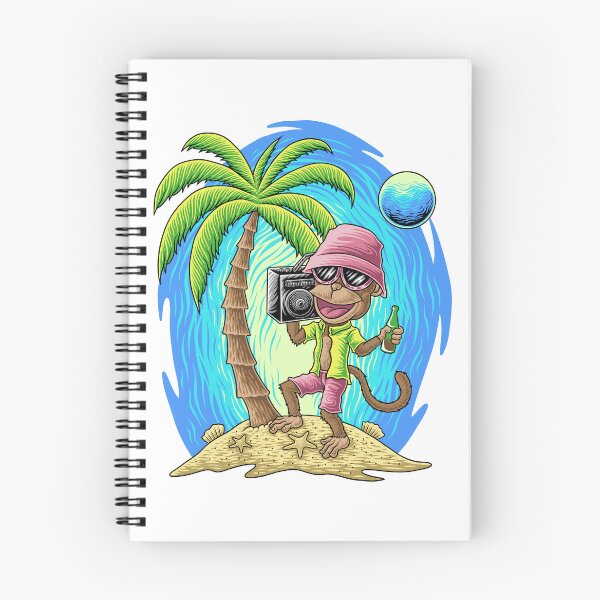 Item preview, Rapper Monkey is Singing on the Beach designed and sold by Edi-toon.