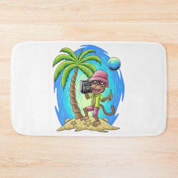 Item preview, Rapper Monkey is Singing on the Beach designed and sold by Edi-toon.