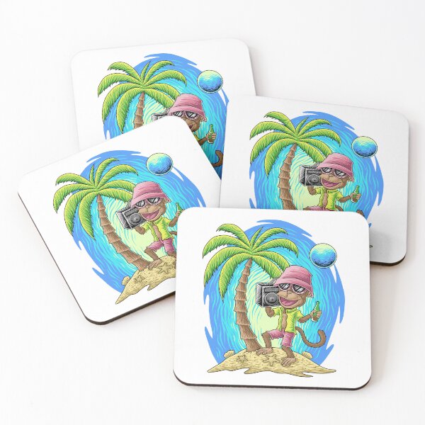 Item preview, Rapper Monkey is Singing on the Beach designed and sold by Edi-toon.