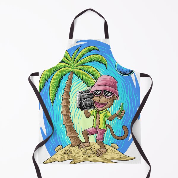 Item preview, Rapper Monkey is Singing on the Beach designed and sold by Edi-toon.