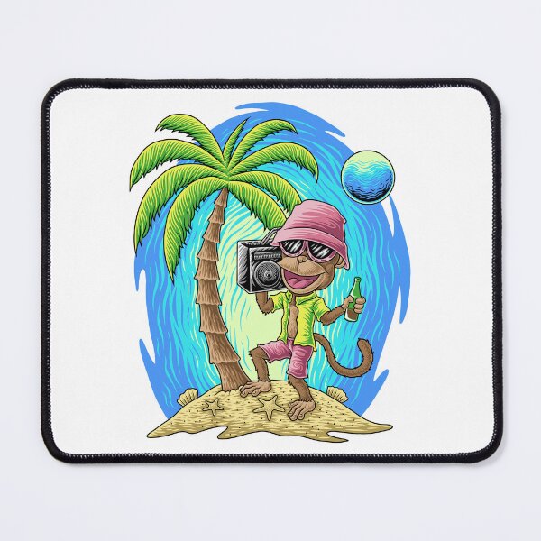 Item preview, Rapper Monkey is Singing on the Beach designed and sold by Edi-toon.